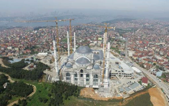 Çamlıca Camii'nde sona yaklaşılıyor