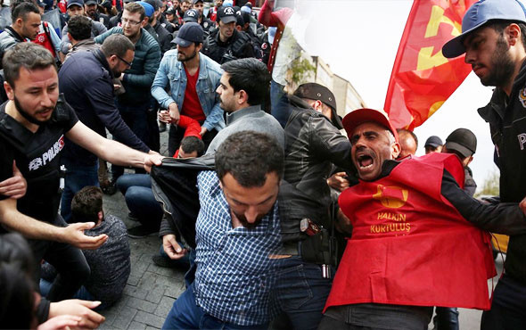 İstanbul’da 1 Mayıs olayları işte gözaltı görüntüleri 