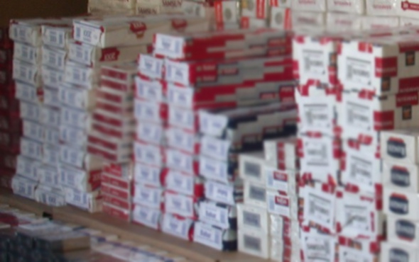 Adana'da 108 bin paket kaçak sigara ele geçirildi