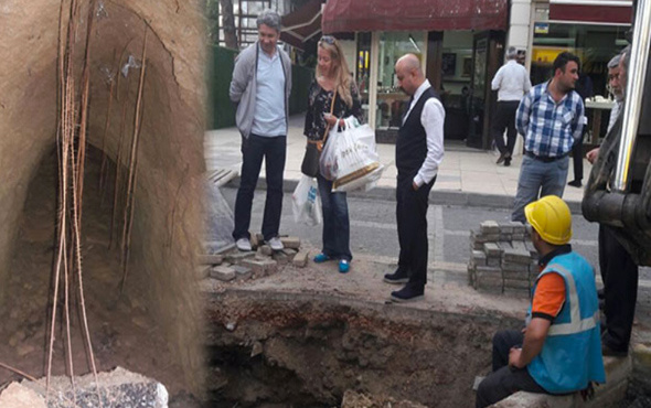 Metro hattı çalışmasında bulundu ucu bakın nereye çıktı