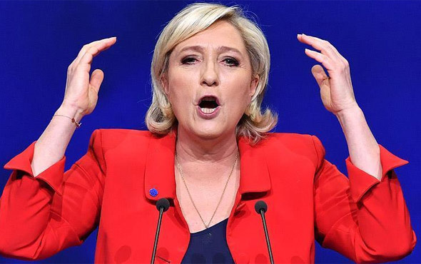 Cumhurbaşkanı adayı Le Pen kopyacı çıktı