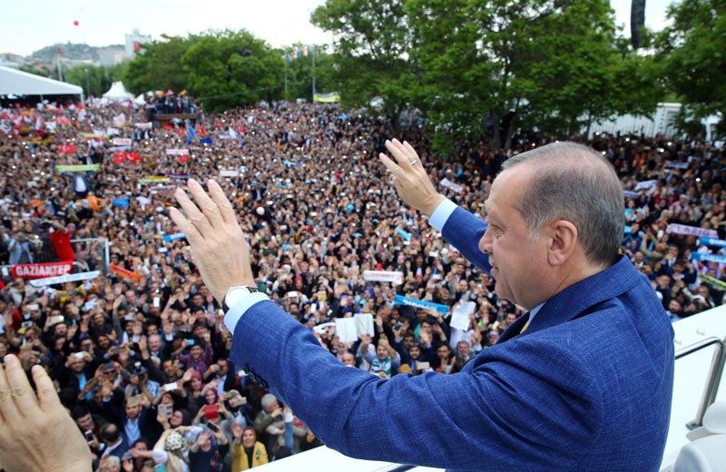 Recep Tayyip Erdoğan'a eşi benzeri görülmemiş karşılama!