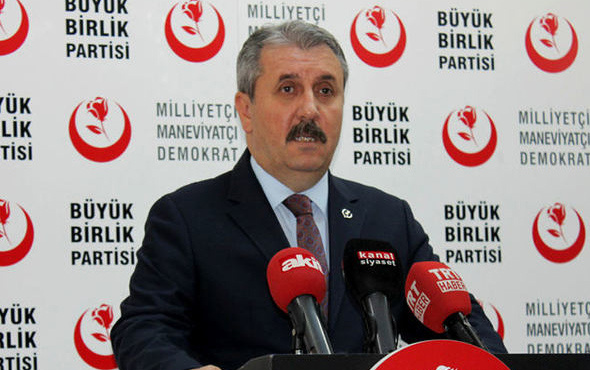 BBP Genel Başkanı Destici, Erdoğan'ı tebrik etti