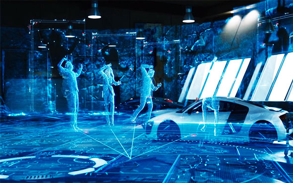Hologramda son nokta bilim kurgu filmleri gerçek oluyor