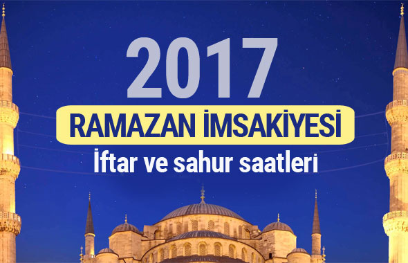 2017 İmsakiyesi - 22 saat oruç tutacaklar en erken iftar...