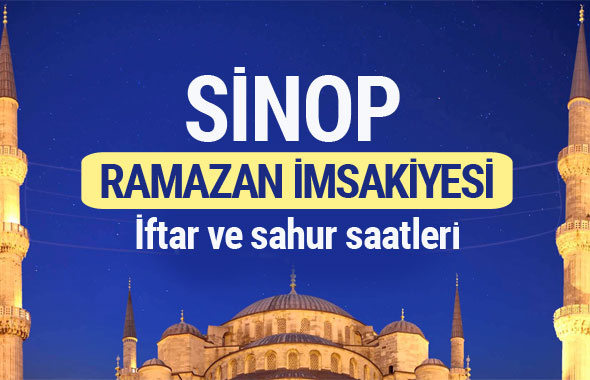Sinop Ramazan imsakiyesi 2017