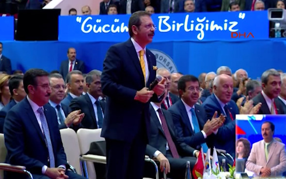 Erdoğan teklif etti Hisarcıklıoğlu herkesin önünde söz verdi
