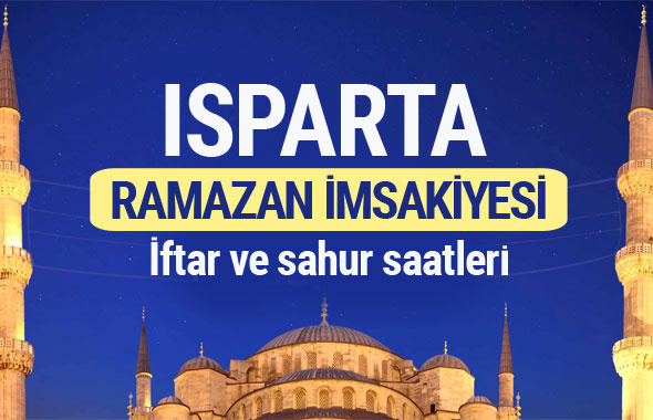 Isparta Ramazan imsakiyesi 2017