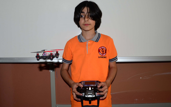 Ortaokul öğrencisinden 'bomba bulan casus drone'