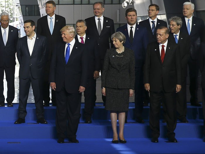 NATO liderler zirvesinden renkli kareler