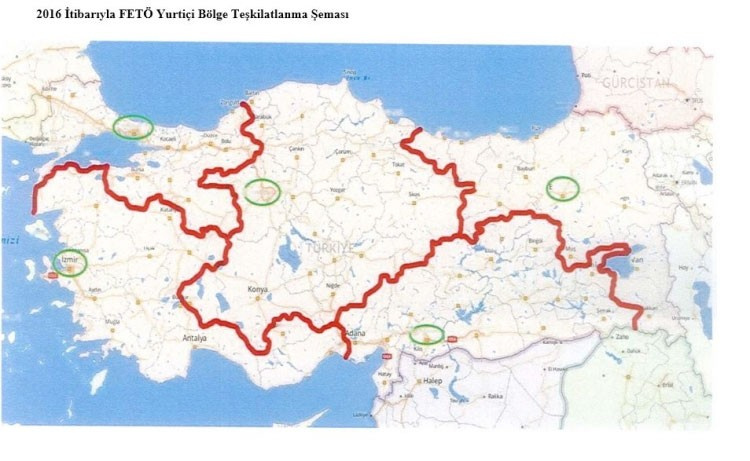 MİT'in FETÖ raporu Türkiye'yi 5 parçaya ayırmışlar