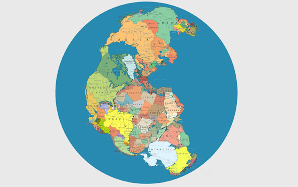 300 milyon yıl önce Türkiye'nin dünya haritasındaki yeri!