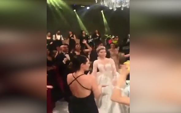 Hülya Avşar'dan düğünde çılgın performans