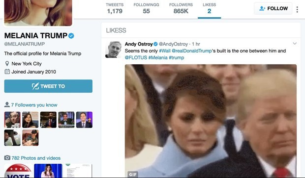 Melania Trump'ın Twitter beğenisi tam bir skandal!