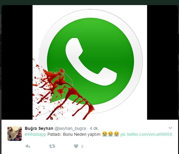 Whatsapp çöktü sosyal medya coştu!