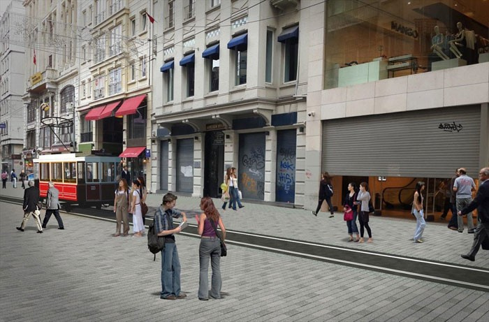 İstiklal Caddesi'nin yeni hali böyle olacak!