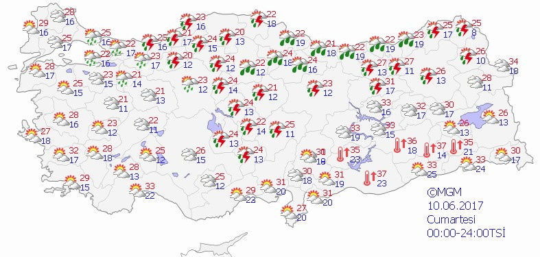 Meteoroloji'nin hava durumu raporu fena bitti sanmayın