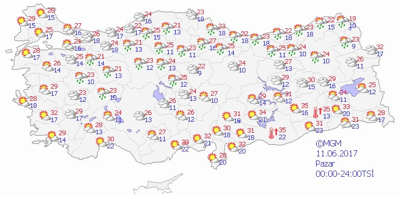 Meteoroloji'nin hava durumu raporu fena bitti sanmayın