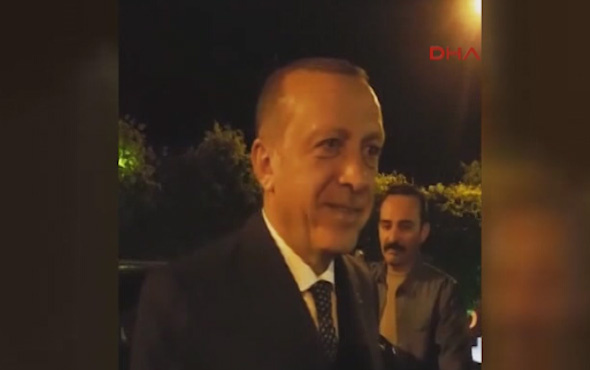 Cumhurbaşkanı Erdoğan ile Bakan Özhaseki'nin oğlu arasında güldüren diyalog
