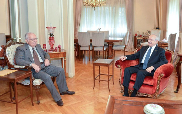 Kılıçdaroğlu Hüsamettin Cindoruk ile görüştü işte açıklamalar
