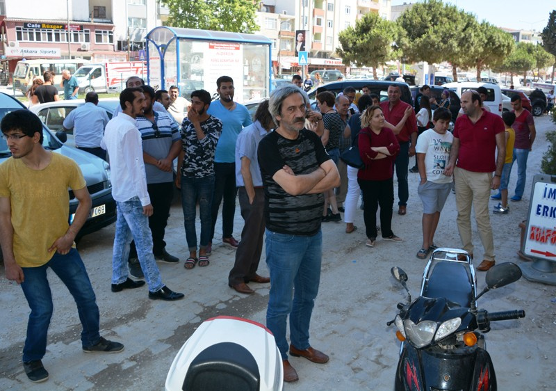 Deprem anında büyük panik! Gözyaşlarına boğuldu