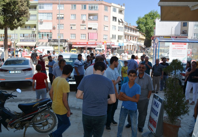 Deprem anında büyük panik! Gözyaşlarına boğuldu