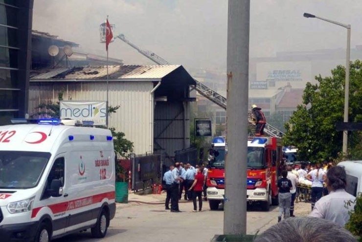 Ankara'da son dakika sanayi bölgesinde patlama! İlk görüntüler