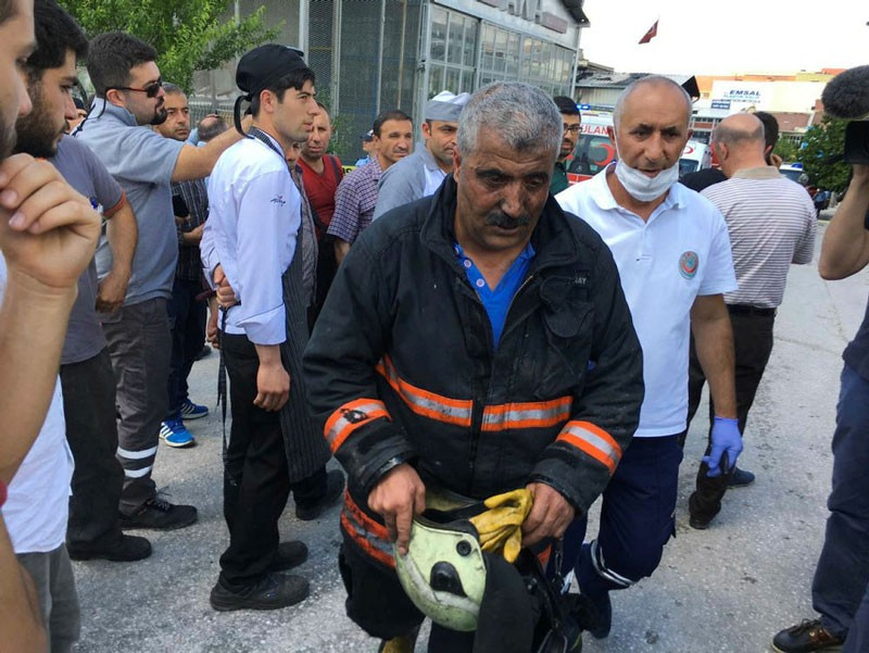 Ankara'da son dakika sanayi bölgesinde patlama! İlk görüntüler