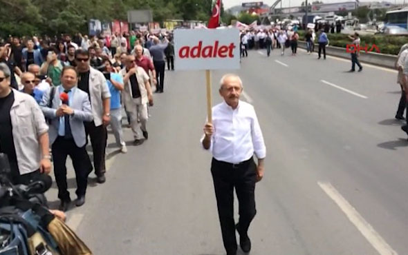Kılıçdaroğlu, 'Adalet Yürüyüşü'nü başlattı