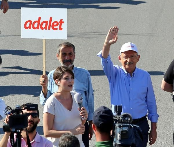 Kılıçdaroğlu'nun yürüyüşünde dikkat çeken isimler