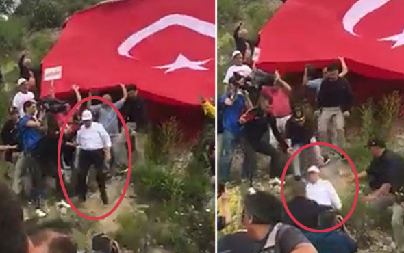 Adalet Yürüyüşü'ndeki Kılıçdaroğlu fena düştü