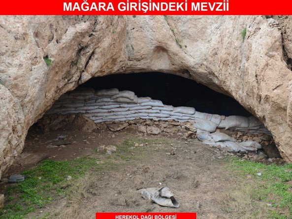 PKK'ya ağır darbe birden çok mağara tespit edildi