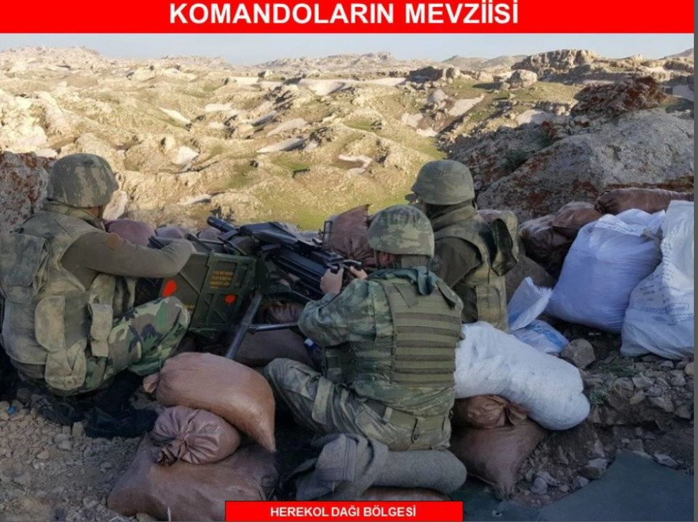 PKK'ya ait 25 ton malzeme ele geçirildi