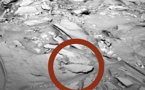 Bu görüntü Mars'ta çekildi herkes onun ne olduğunu merak ediyor