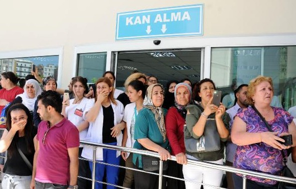 Bitlis şehidi hastanede gözyaşlarıyla uğurlandı!
