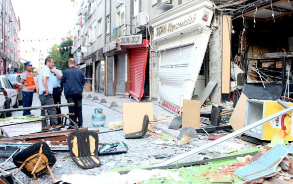 Bakırköy'de patlama! Ortalık savaş alanına döndü