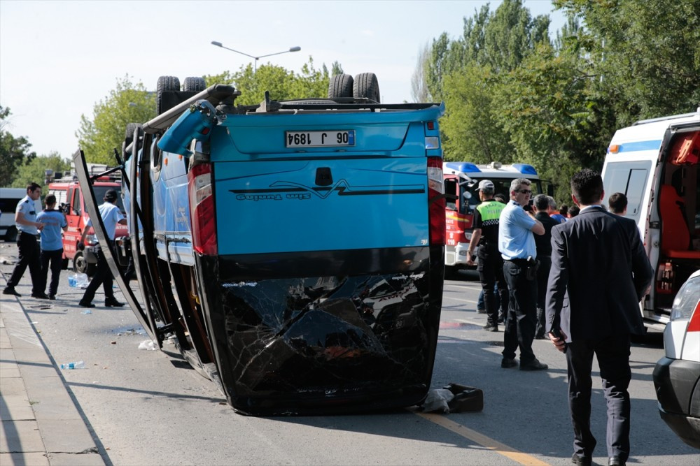 Ankara'da korkunç kaza: Çok sayıda yaralı var!
