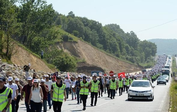 Kılıçdaroğlu 'Adalet Yürüyüşü'nün 12. gününde