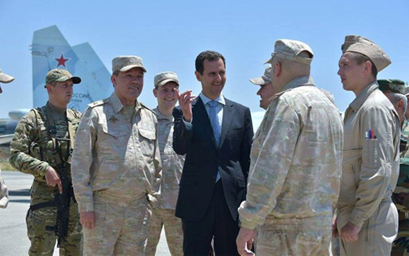 Esad'ın son fotoğrafları olay ABD'ye gözdağı verdi
