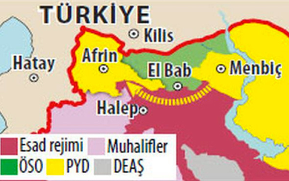 Bu harita Türkiye'nin tek başına kaldığının resmidir!