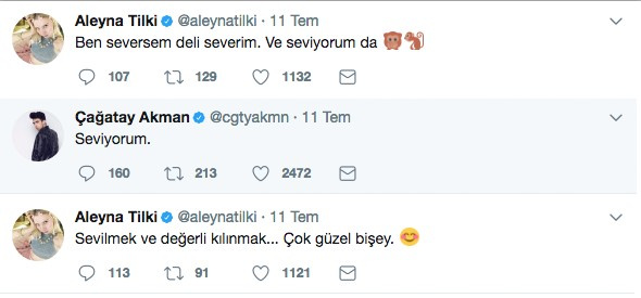 Aleyna Tilki ile Çağatay Akman aşkı!