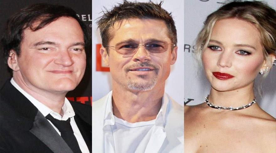 Tarantino Brad Pitt ve Jennifer Lawrence ile görüşüyor!