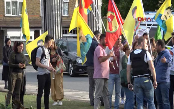 Londra'da PKK yandaşları, Türkler'e saldırdı