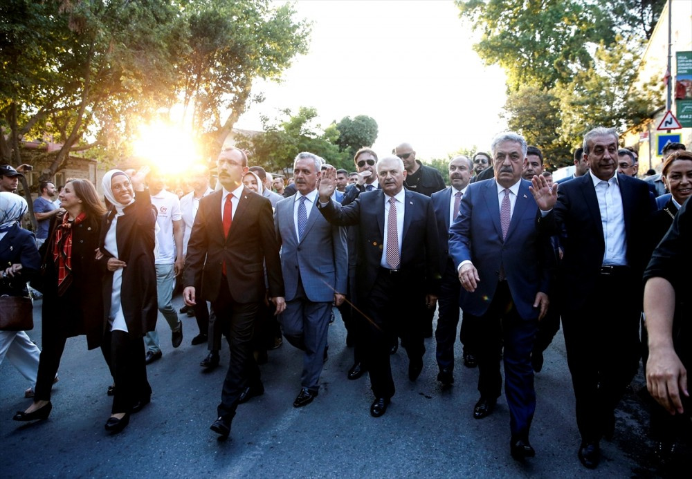 Başbakan Milli Birlik Yürüyüşü'nde