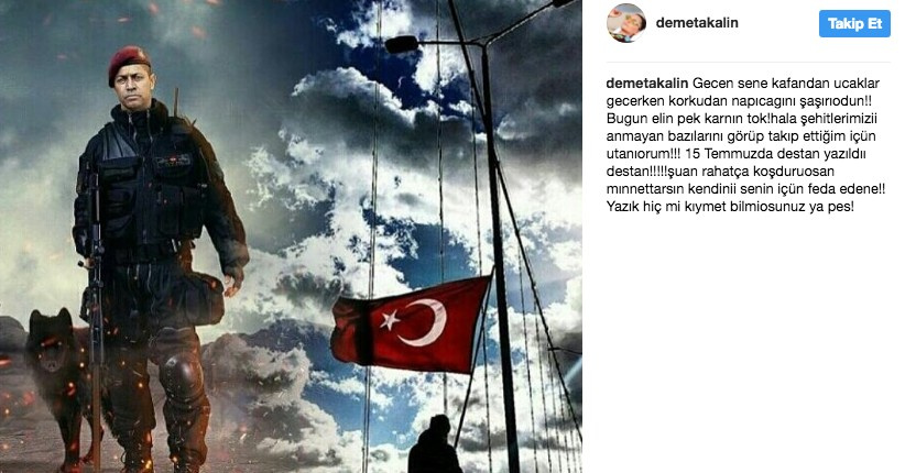 Demet Akalın'ın isyan dolu 15 Temmuz paylaşımı!