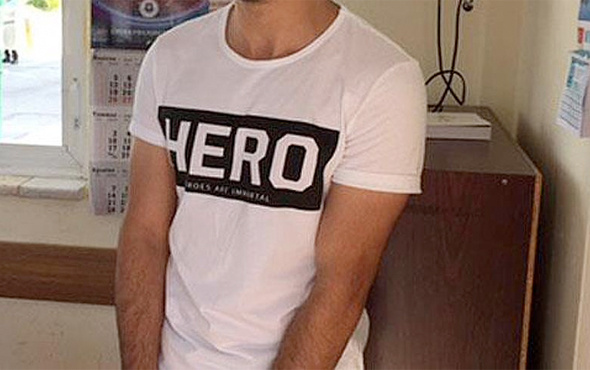 Erzurum'da 'Hero' yazılı tişört giyen 2 kişiye gözaltı
