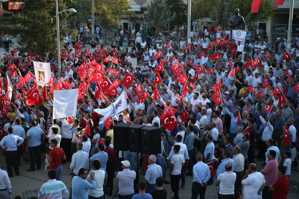 Suruç'ta binlerce kişi teröre böyle meydan okudu