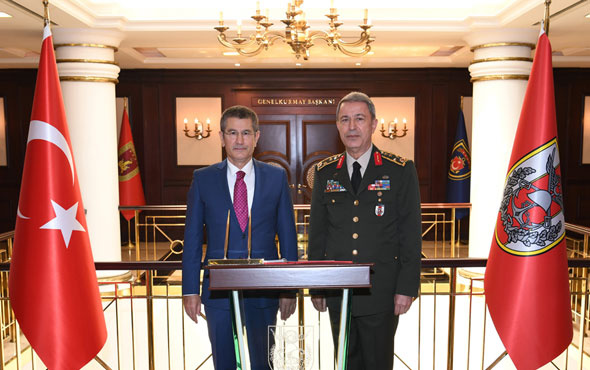  Milli Savunma Bakanı Canikli'den Orgeneral Akar'a ziyaret