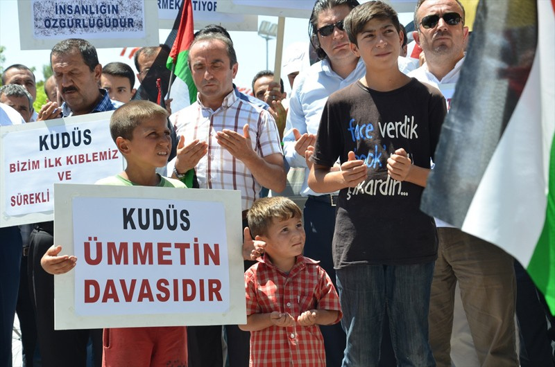 Türkiye'nin dört bir yanında İsrail böyle protesto edildi