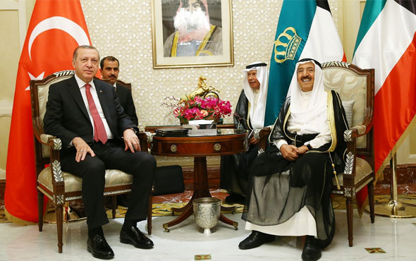 Cumhurbaşkanı Erdoğan, Kuveyt'e gitti